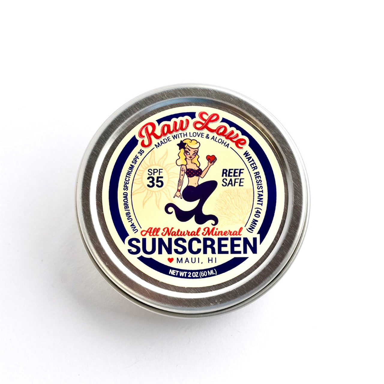 Raw Love Mineral Sunscreen UVA/UVB SPF 35 Raw Love Mineral Sunscreen UVA/UVB SPF 35