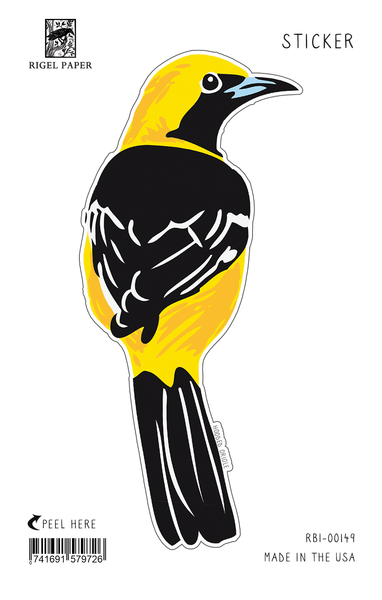 Hooded Oriole Bird Sticker