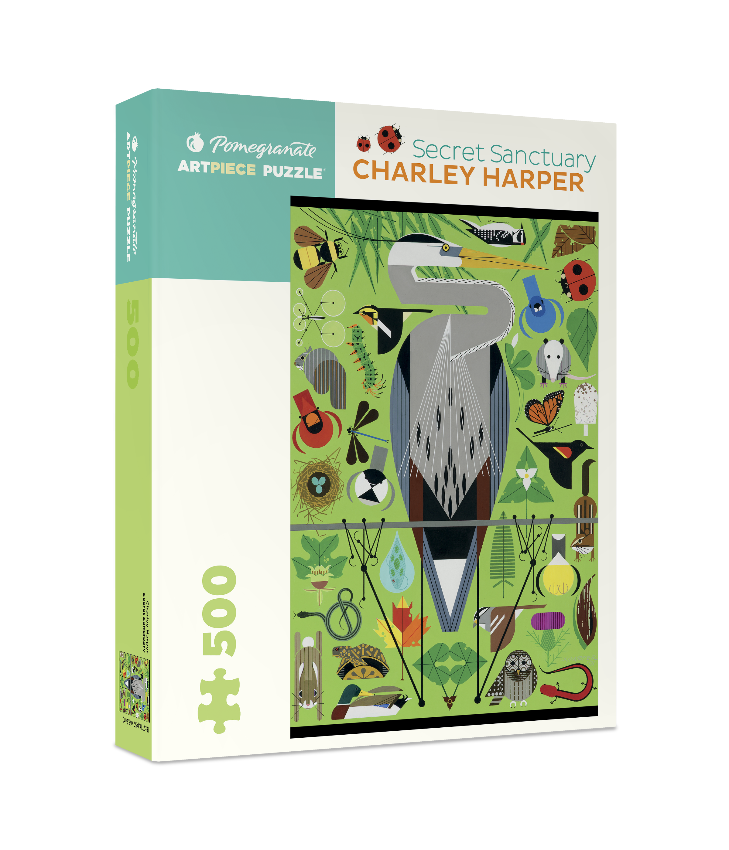 Charley Harper: Secret Sanctuary 500-piece Jigsaw Puzzle