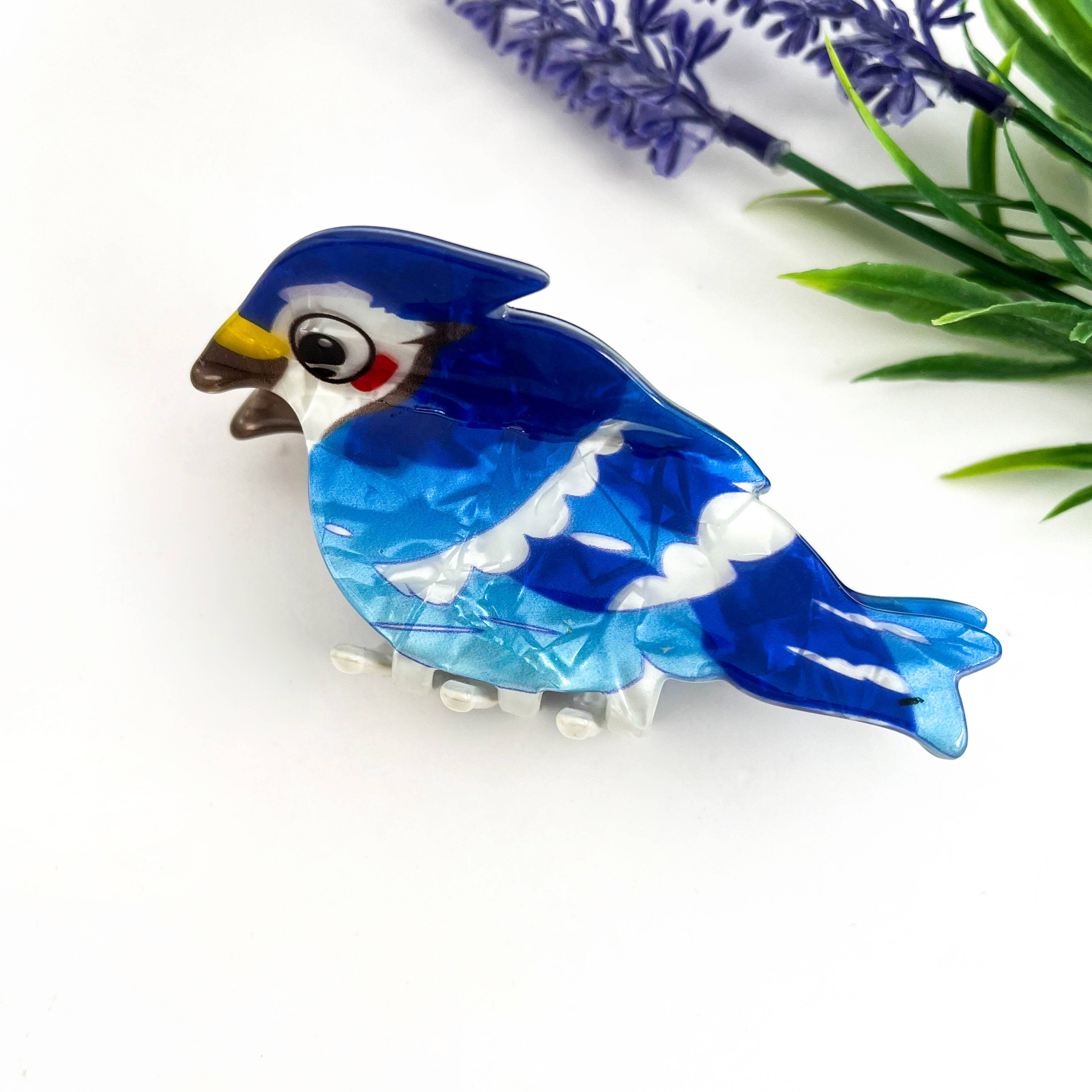 Brown Bird Acrylic Hair Claw