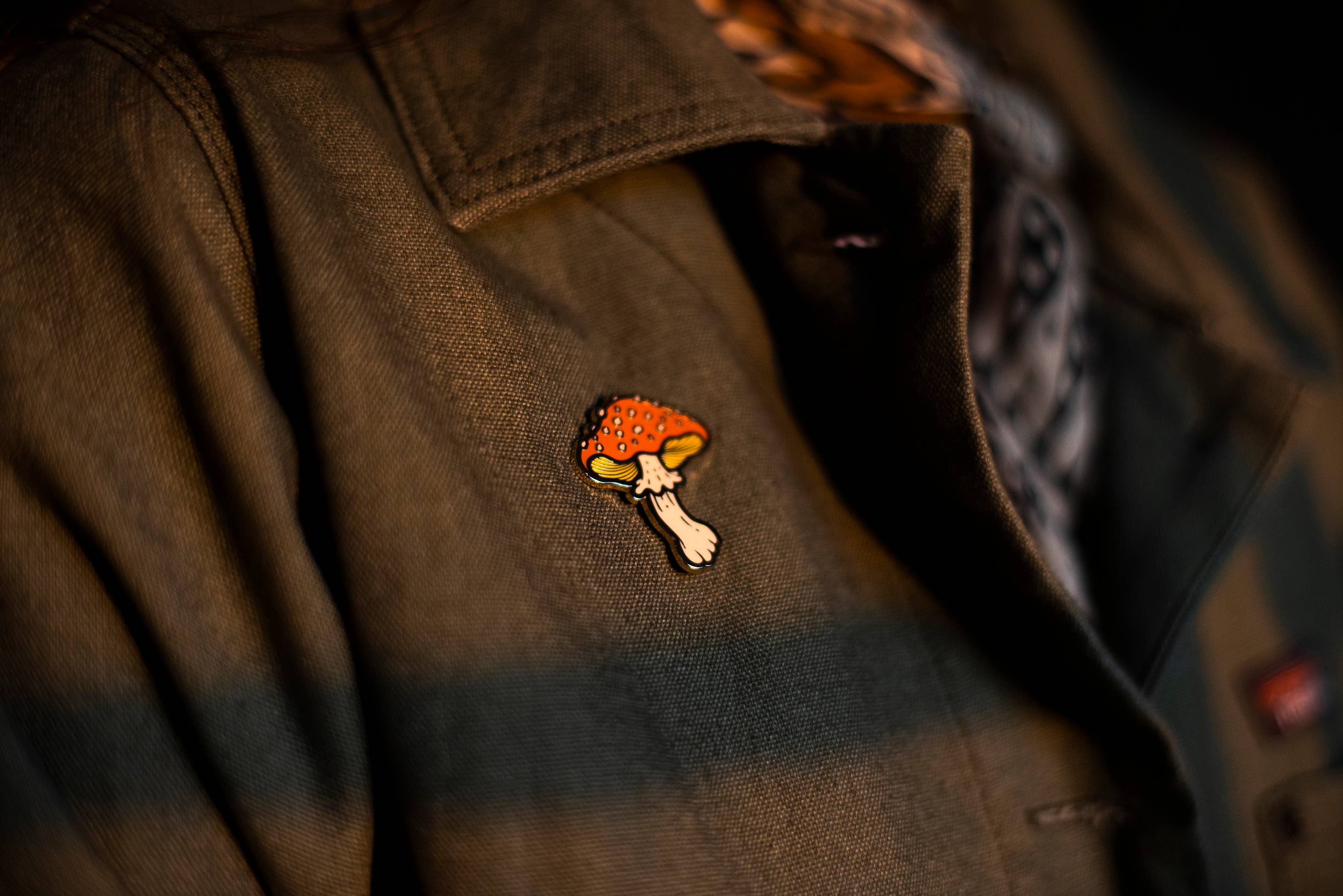 Enamel Pin: Mushroom