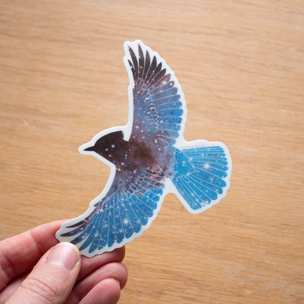 Inter-Steller's Jay 4" vinyl sticker - waterproof