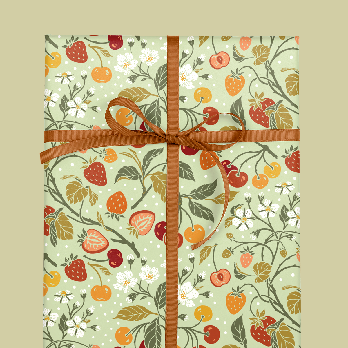 Wrapping Paper: Strawberries