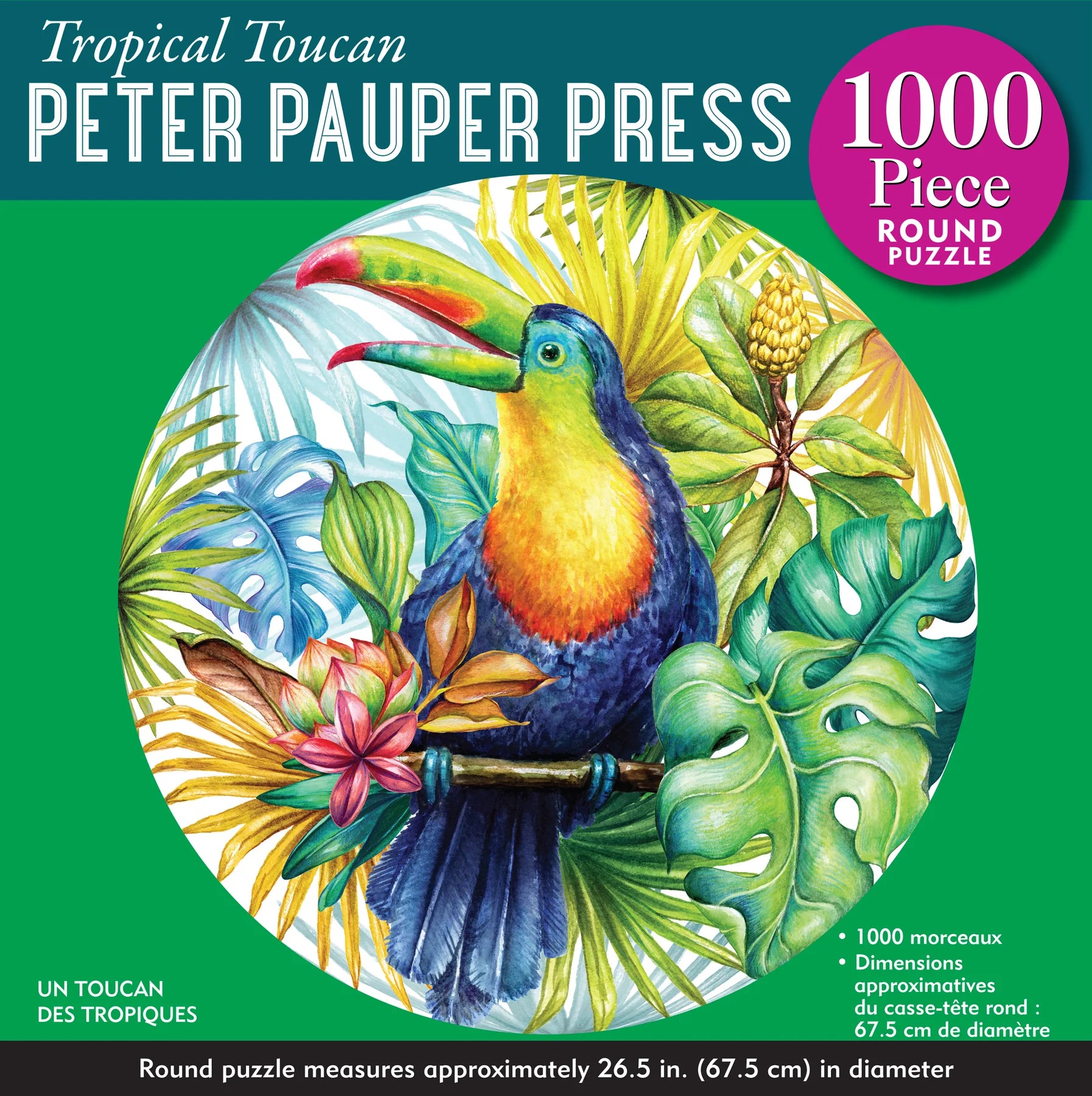 Tropical Toucan Round Puzzle