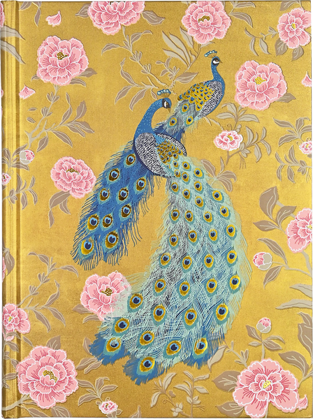 Victorian Peacock Gilded Journal