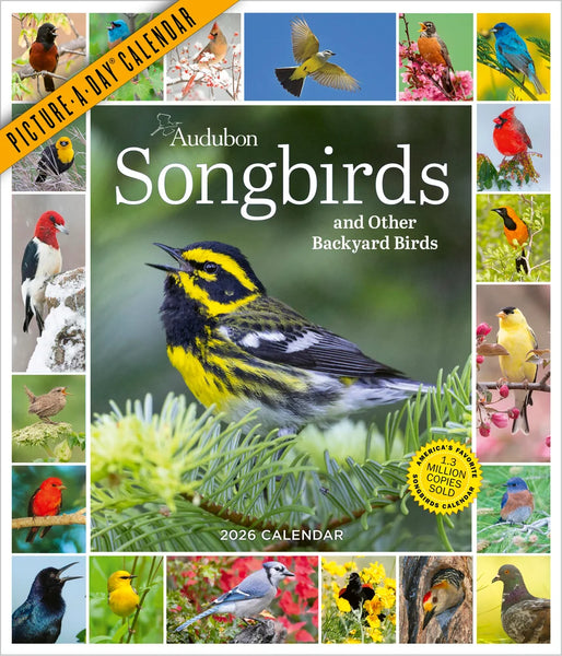 2026 Audubon Songbirds & Other Backyard Birds Calendar