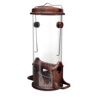 Petite Copper Antique Seed Tube Feeder