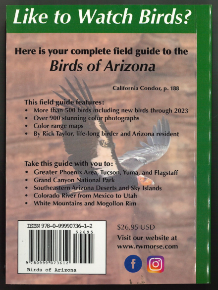 Birds of Arizona (2nd Ed.) by Richard Cachor Taylor
