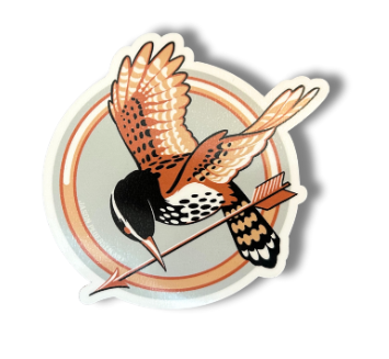 "Hunger Games" Cactus Wren Sticker