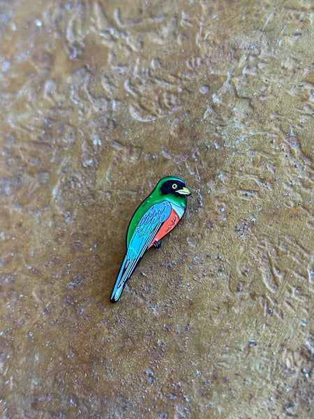 Trogon Enamel Pin