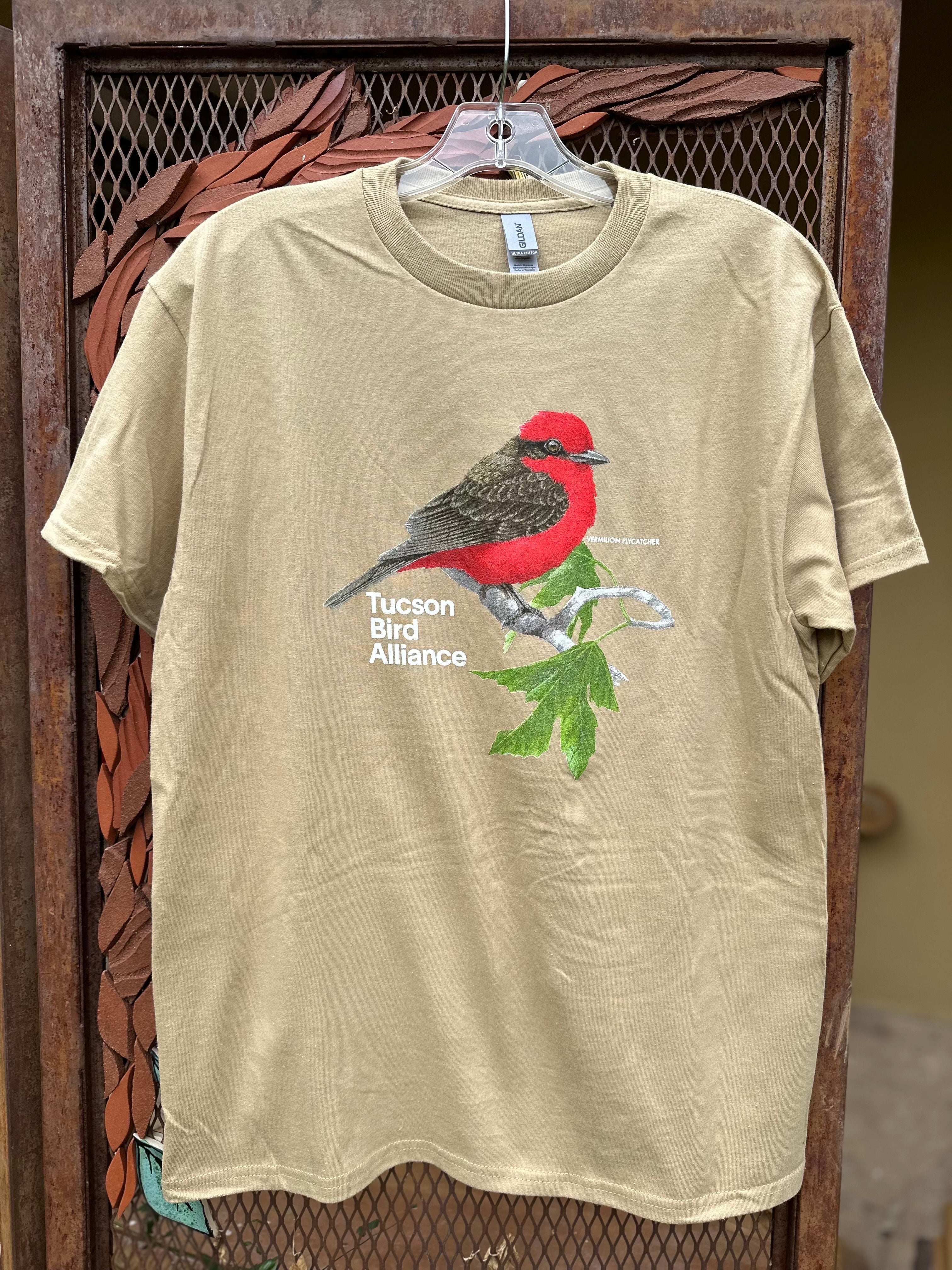 Tucson Bird Alliance Tee - Classic Vermillion Design