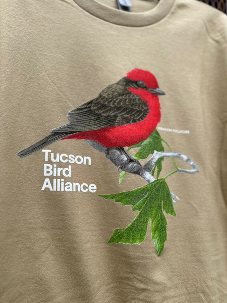 Tucson Bird Alliance Tee - Classic Vermillion Design