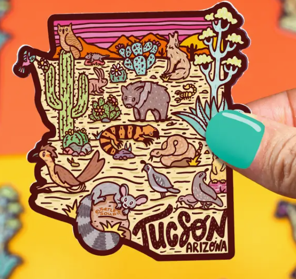 Vinyl Stickers by Turtle's Soup (Local Artist)