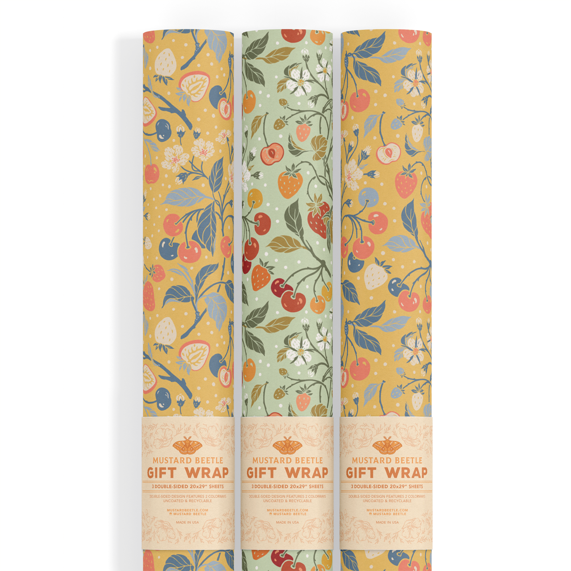 Wrapping Paper: Strawberries