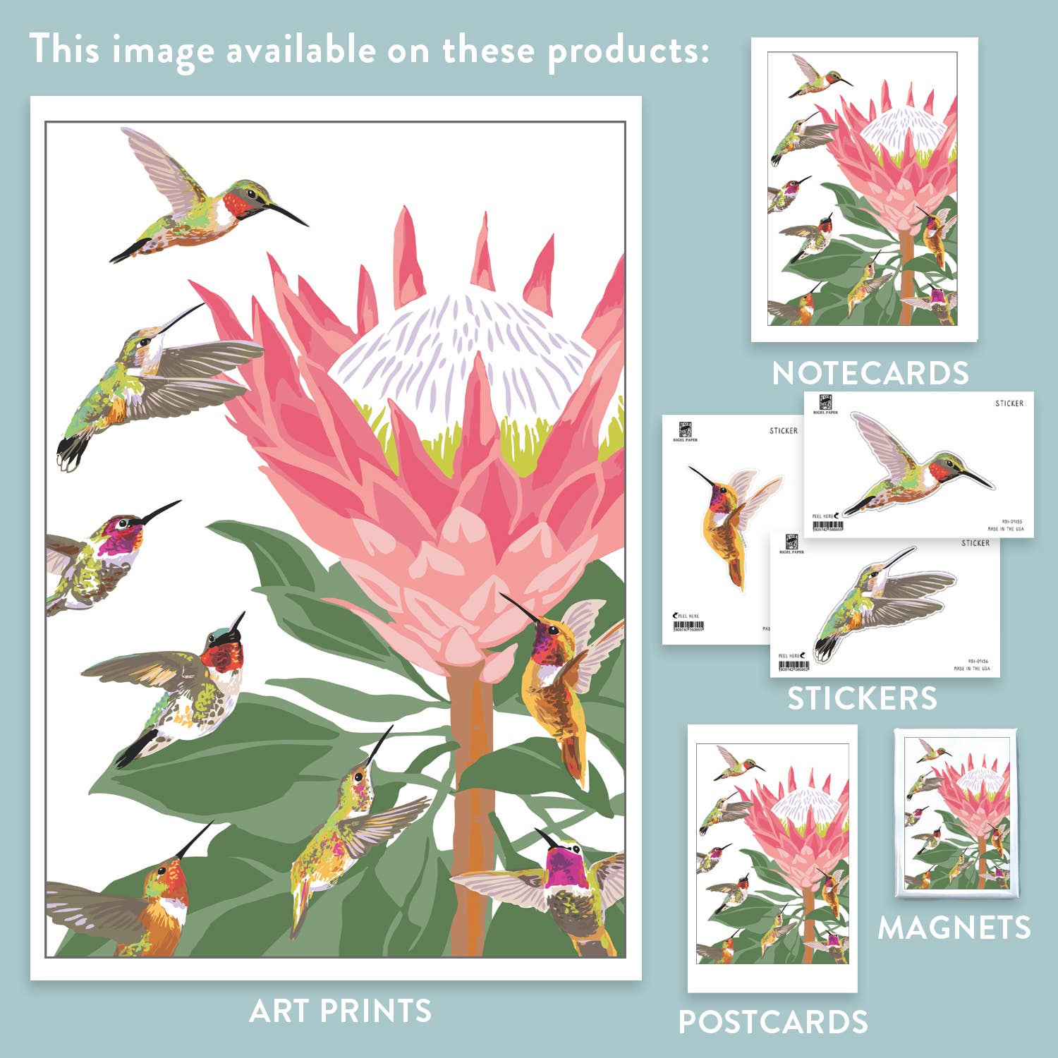 Rufous Hummingbird Bird Sticker