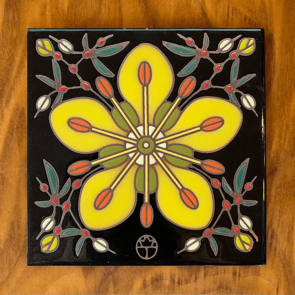 Wil Taylor Creosote Glazed Trivet by Carly Quinn Studios