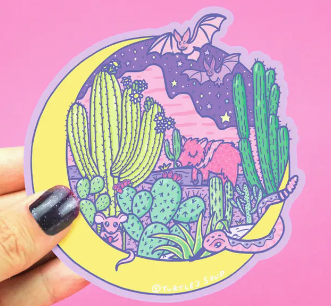 Vinyl Stickers by Turtle's Soup (Local Artist)