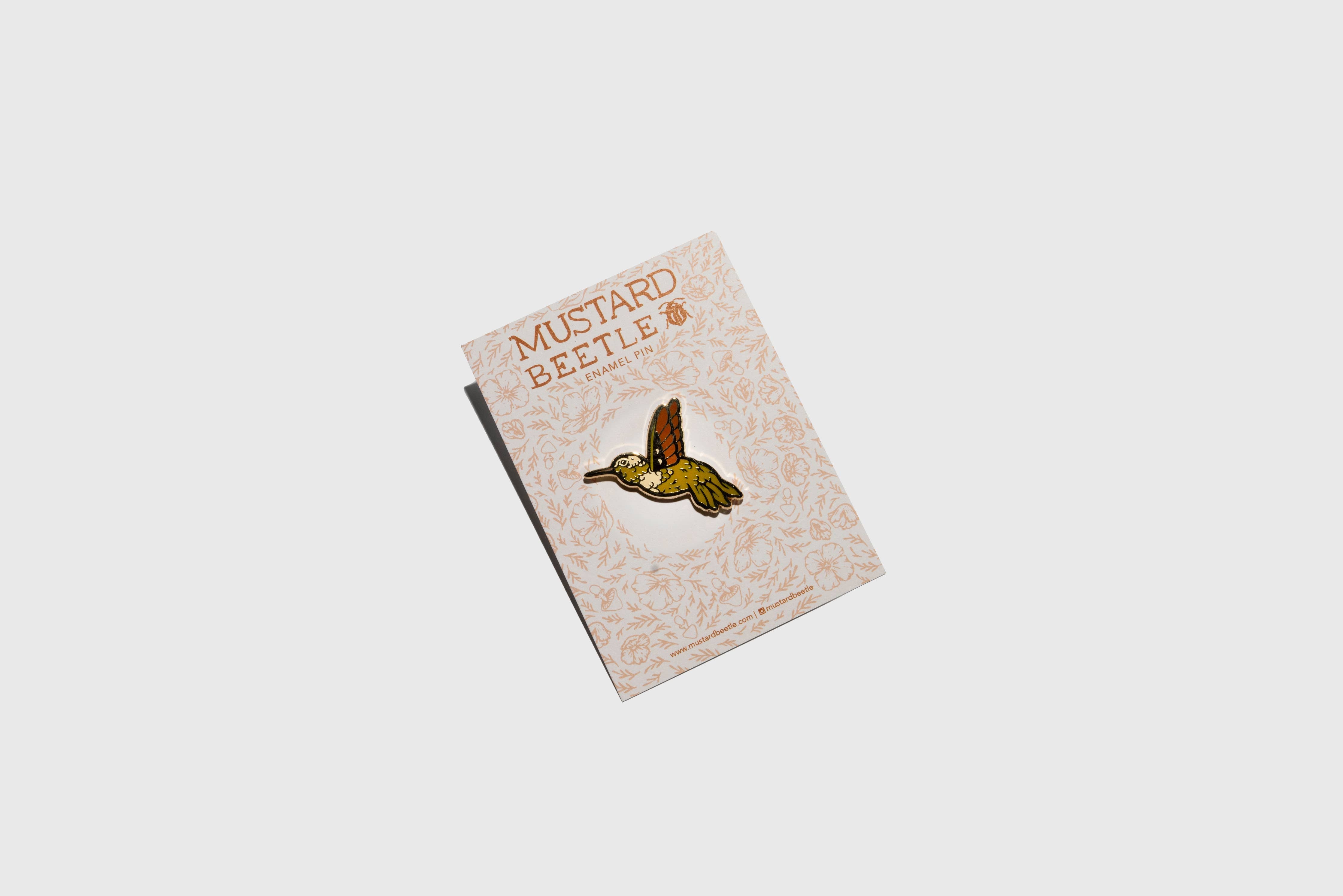 Enamel Pin: Hummingbird