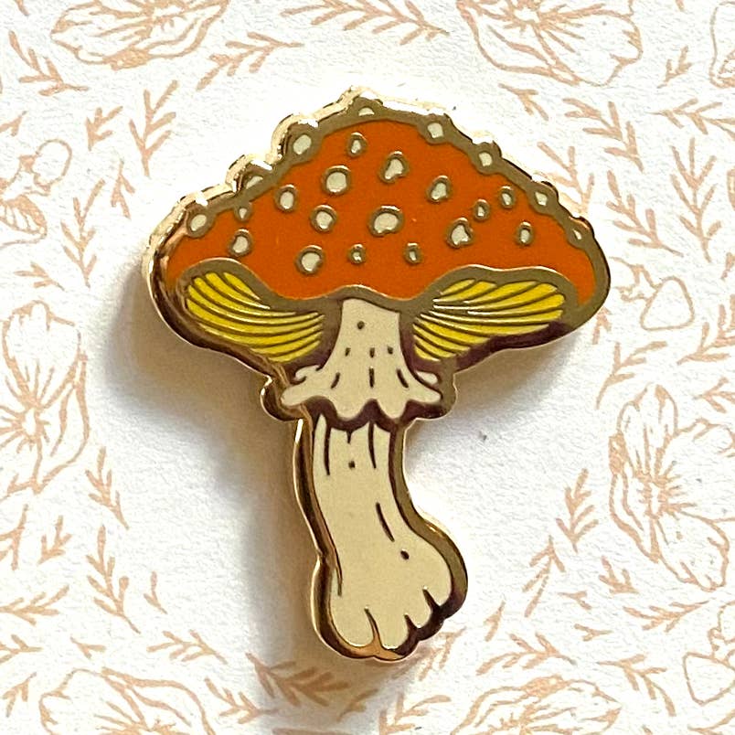 Enamel Pin: Mushroom