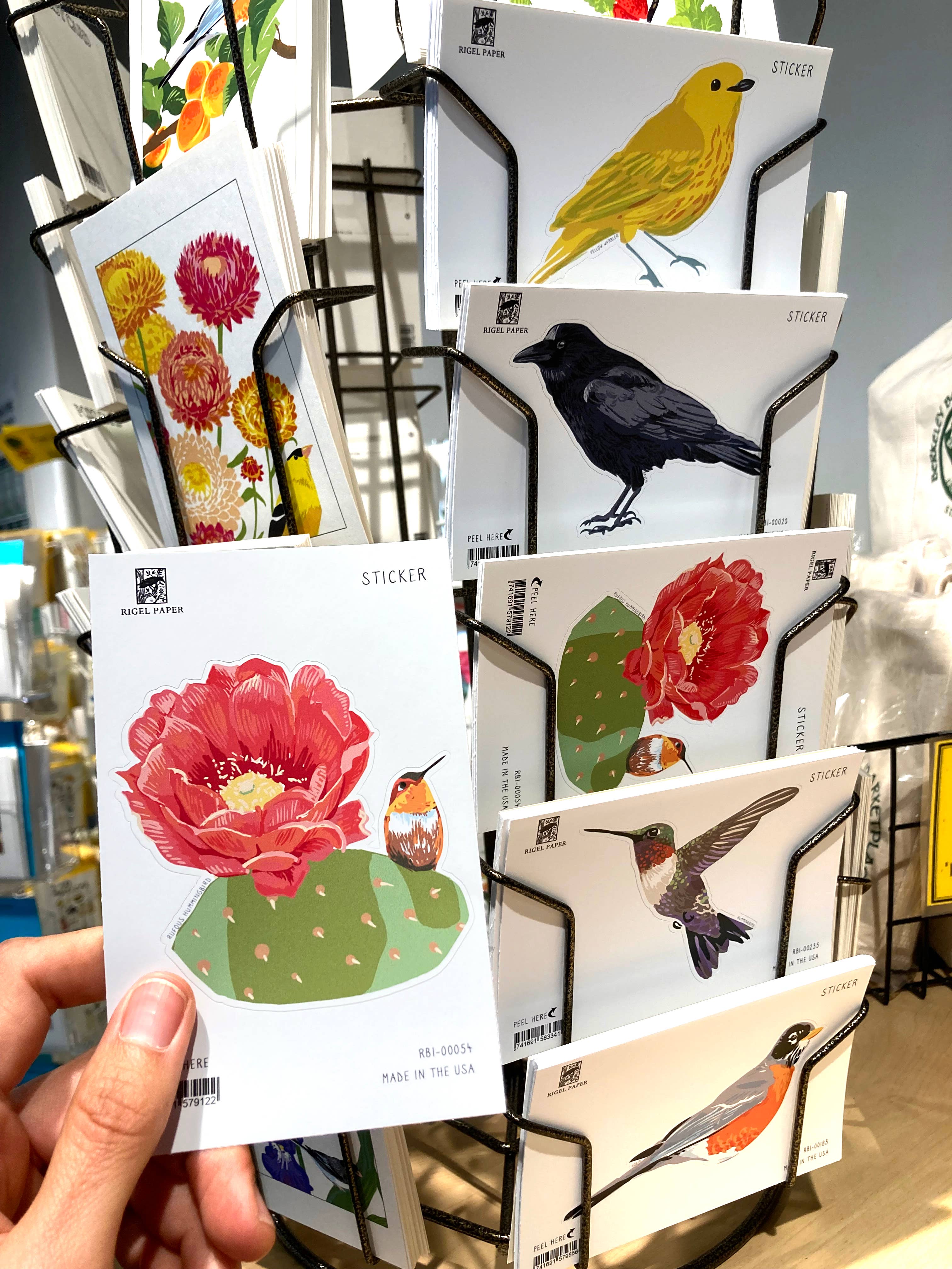 Rufous Hummingbird Bird Sticker