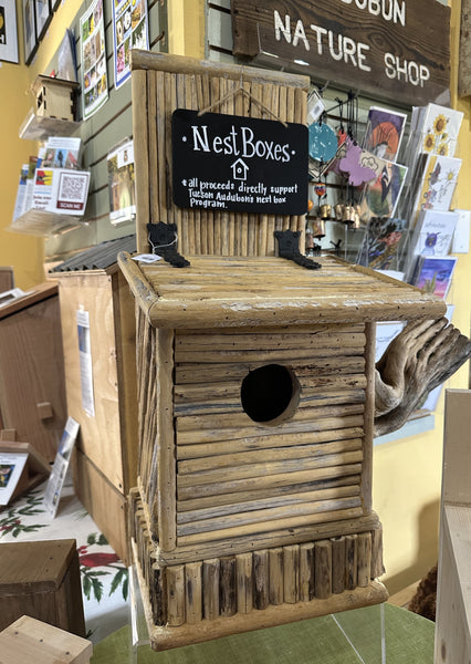 Screech-owl/ Kestrel  Nestbox (Created by Fred Dardis) - Fundraiser